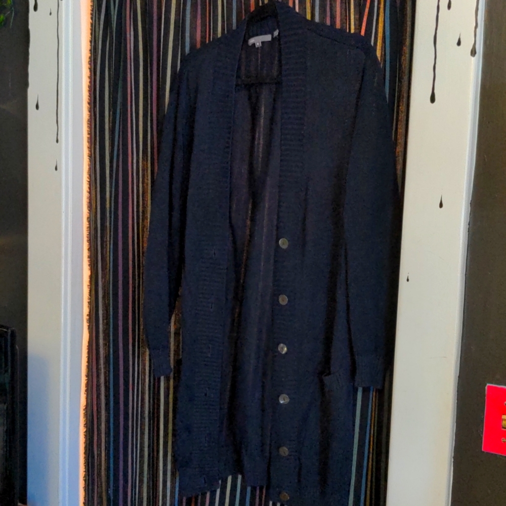 Dark blue Vince lightweight cardi